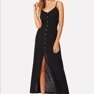 ❕SOLD❕Button Through Spaghetti Strap Maxi Dress